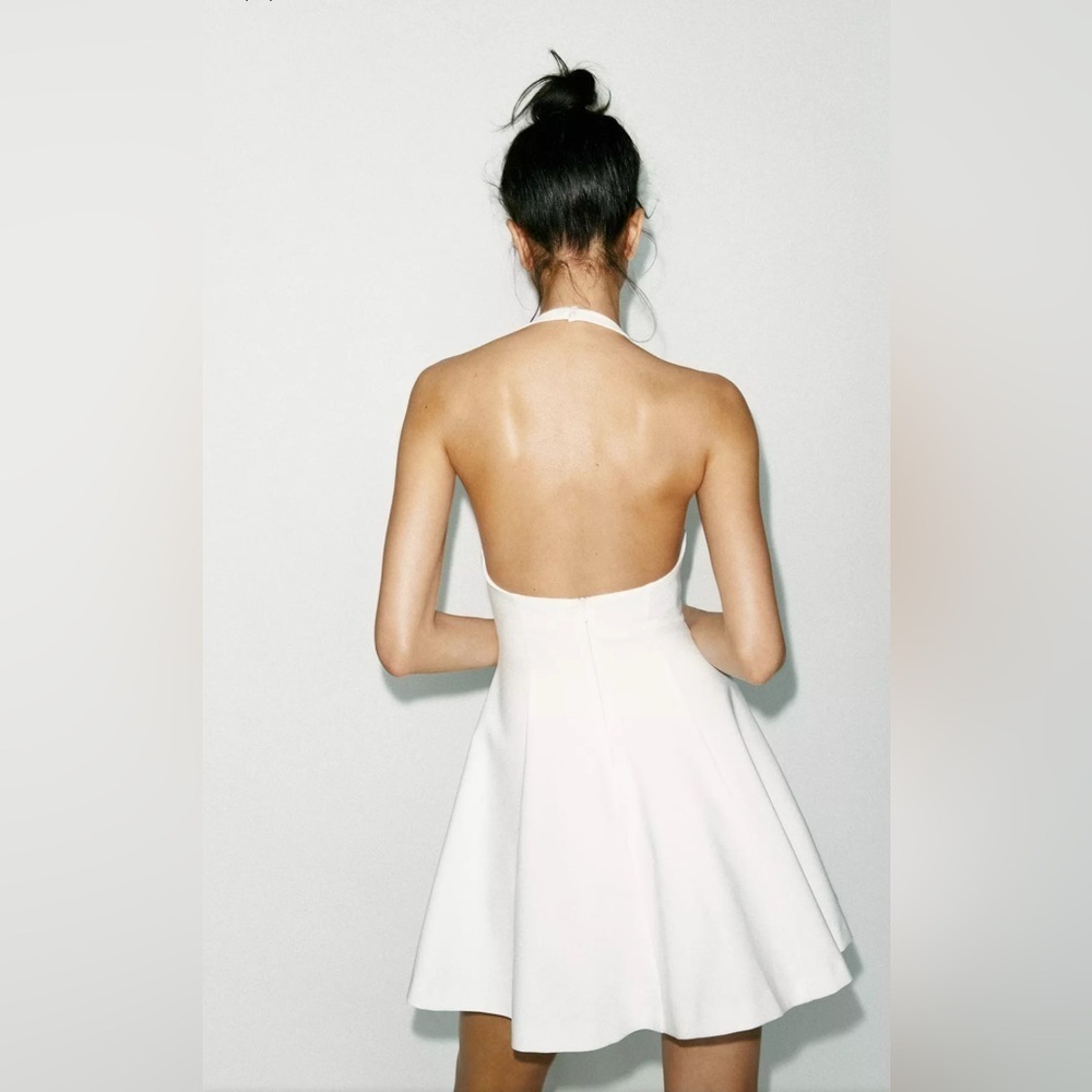 Zara mini godet halter dress - Picture 4 of 6